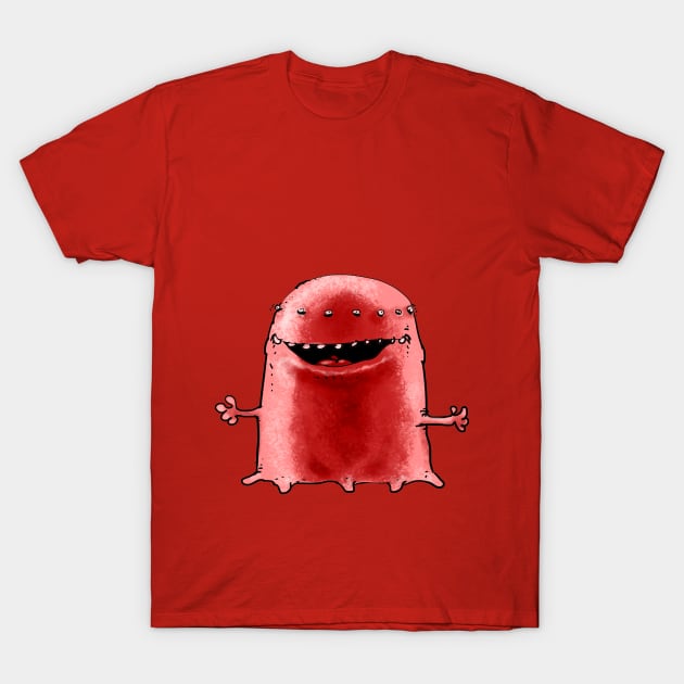 funny weird alien cartoon T-Shirt by anticute